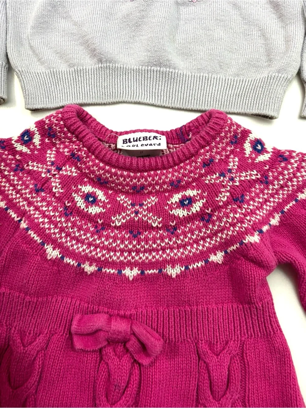 2T Girly Bundle The Children’s Place Butterfly Sequin Top Blueberi Sweater Tunic